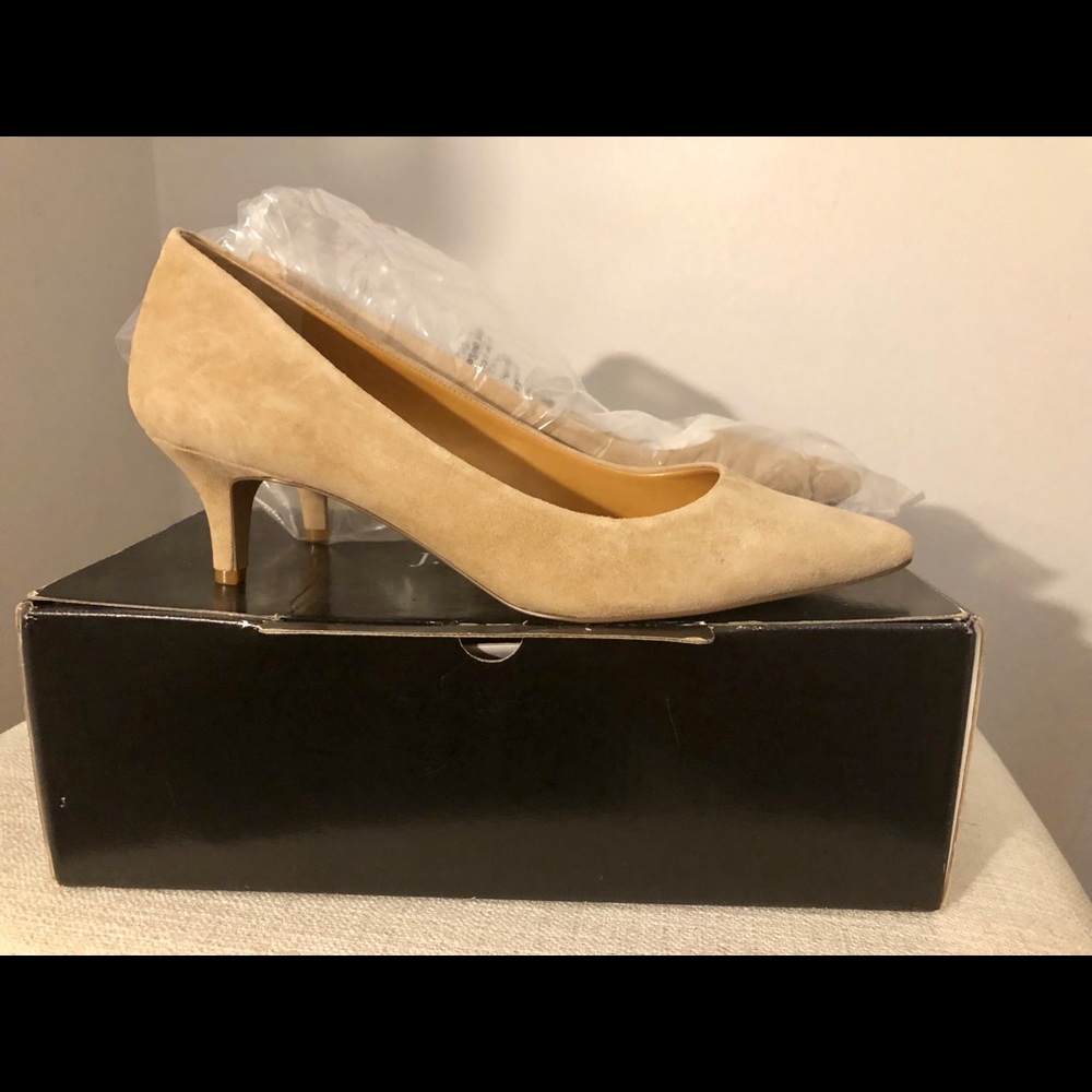 BRAND NEW! J. Crew Suede Kitten Heels Size US 8.5